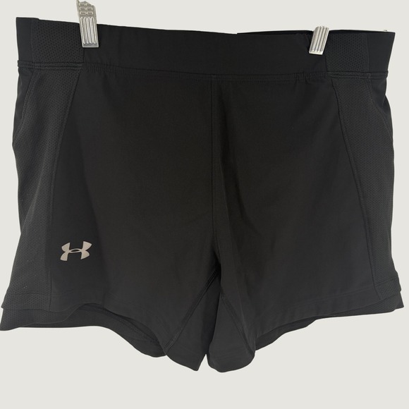 Under Armour Other - Under Armour Speedpocket Run Shorts Mens Large Black HeatGear 1326599-001 FW2020